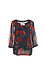 Daniel Rainn 3/4 Sleeve Floral Blouse Thumb 1