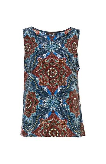 Back Vent Sleeveless Top Slide 1