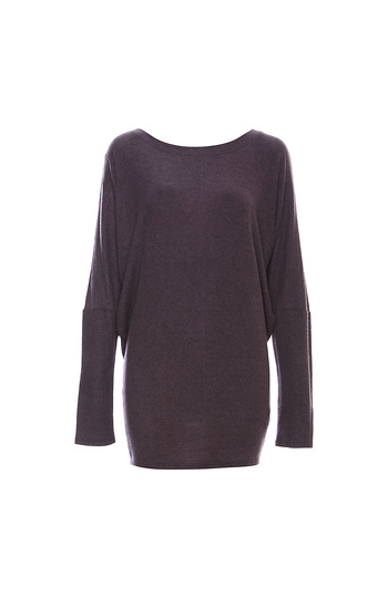 Stella Brushed Long Sleeve Dolman Top Slide 1
