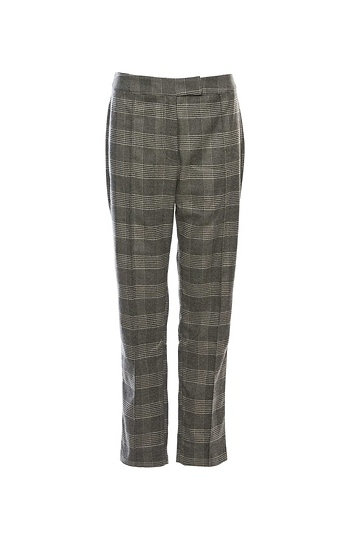 Plaid High Rise Trousers Slide 1