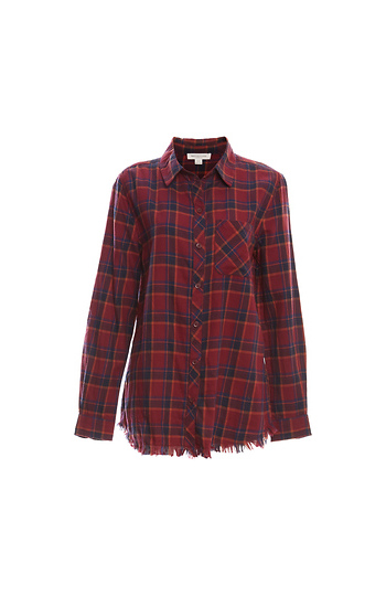 Beach Lunch Lounge Elyse Flannel Plaid Slide 1