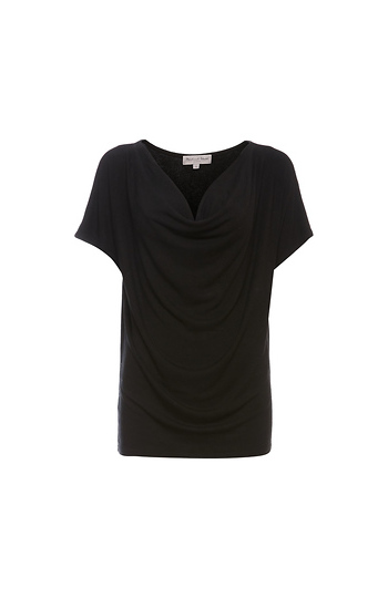 Michael Stars Short Sleeve Drapey Top Slide 1