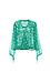 Surplice Tie Cuffs Long Sleeve Top Thumb 1