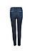 Flying Monkey Mid Rise Frayed Back Hem Crop Skinny Thumb 2