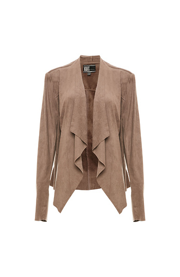 KUT from the Kloth Tayanita Draped Moto Jacket Slide 1