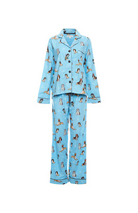 PJ Salvage Dog Flannel Pajama Set Slide 1