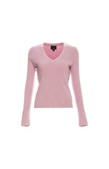 V-Neck Long Sleeve Pullover Slide 1