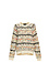 Contrast Knit Pullover Sweater Thumb 1