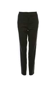 ecru Gramercy Pant w/ Embroidered Satin Slide 1