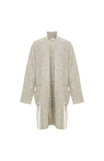 Space Dye Long Cardigan Slide 1