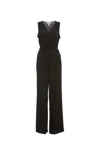 BCBGeneration Sleeveless Surplice Jumpsuit Slide 1