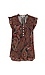 Daniel Rainn Ruffle Sleeve Paisley Print Top Thumb 1