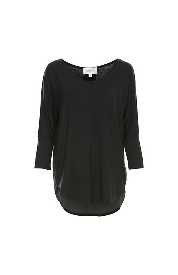 Pleated Back Dolman Sleeve Top Slide 1