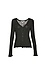 BB Dakota Shrunken Metallic V-Neck Cardigan Thumb 1