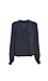 Split Neck Pleated Detail Blouse Thumb 1