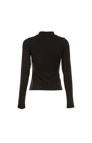Good American Long Sleeve Keyhole Top Slide 1