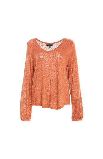 B Collection by Bobeau Smocked Back Blouse Slide 1