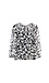 Daniel Rainn Round Neck 3/4 Sleeve Flowy Blouse Thumb 1