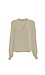 Split Neck Pleated Detail Blouse Thumb 1