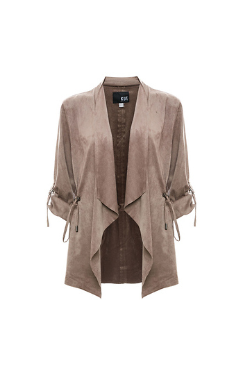 KUT from the Kloth Adjustable Waist Open Front Jacket Slide 1