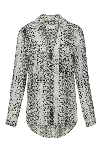 Tart Collection Printed Button Up Top Slide 1