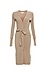 Long Sleeve Ribbed Button Down Midi Dress Thumb 1