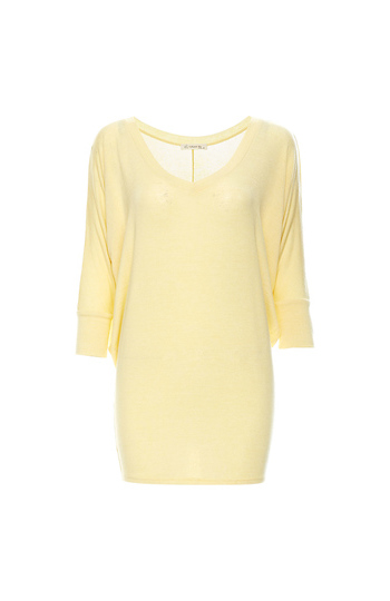 V-Neck Dolman Sleeve Top Slide 1