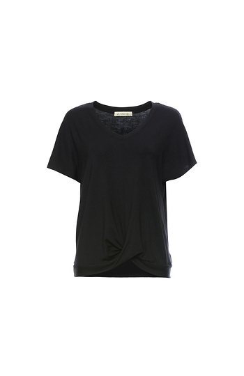 Hazel Twist Front V-Tee Slide 1