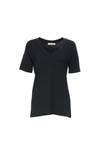 V-Neck Mid-Sleeve Tee Slide 1