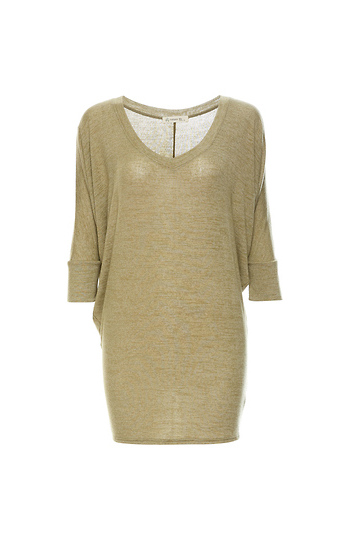 V-Neck Dolman Sleeve Top Slide 1
