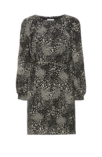 Joie Long Sleeve Printed Dress Slide 1