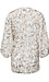 Printed 3/4 Sleeve Surplice Top Thumb 2