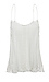 Swiss Dot Cami With Lace Trim Detail Thumb 1