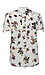Collective Concepts Short Sleeve Button Front Top Thumb 2