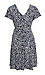 Surplice Short Sleeve Dress Thumb 2
