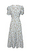 Shirred Sleeve Midi Dress Thumb 1