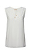 Sleeveless Pleated Neck Split Top Thumb 1