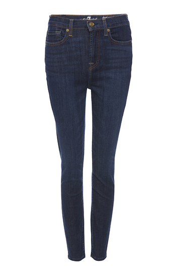 7 For All Mankind High Waisted Ankle Skinny Slide 1