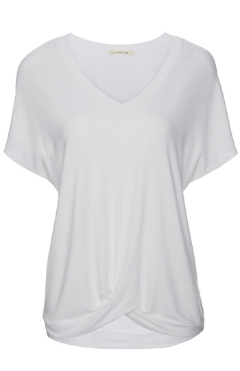 Hazel Twist Front V-Tee Slide 1