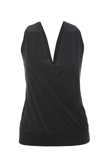 Veronica M Surplice Tank with Band Slide 1