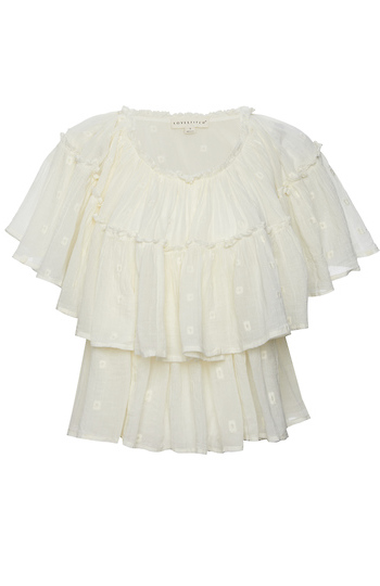 Off The Shoulder Tiered Ruffle Top Slide 1