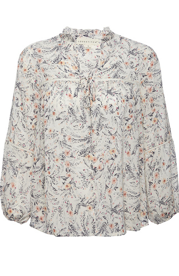 Vintage Floral Print Top Slide 1