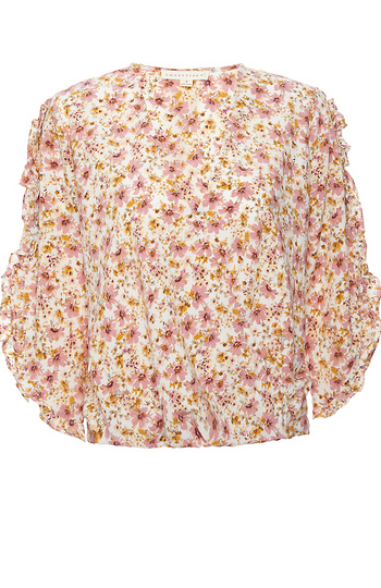 Floral Surplice Top Slide 1