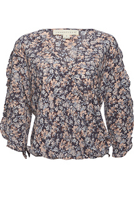 Floral Surplice Top Slide 1