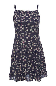 Sleeveless Ruffle Hem Dress Slide 1