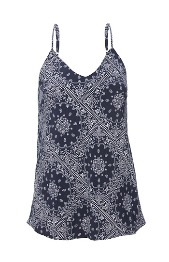 Brooke Printed Sleeveless Top Slide 1