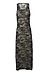 Racerback Camo Print Dress Thumb 1