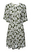 3/4 Sleeve Printed Dress Thumb 1