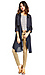 Line & Dot Flowy Trench Coat Thumb 2