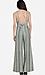 Line & Dot Deep V Jumpsuit in Mojave Stripe Thumb 3